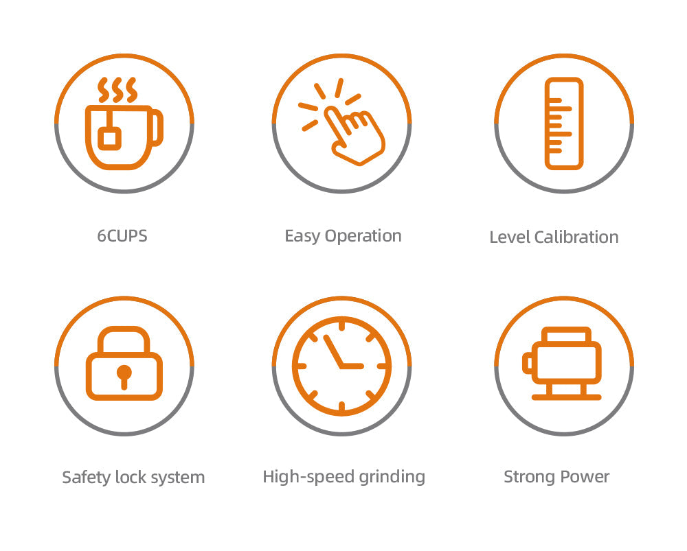 Aparat de Cafea HALEY HY-2808 – 800W, 1.25L, 12 Căni, Sistem de Siguranță, Operare Ușoară